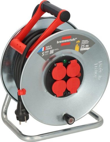 Enrouleur 3G2,5 métal 25 m