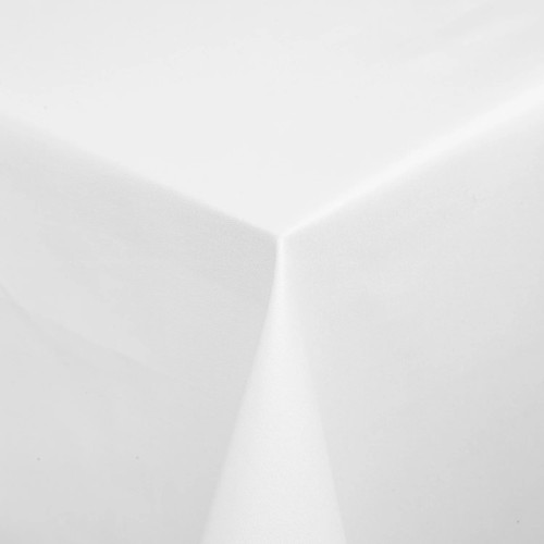 Nappe rectangulaire blanche 100 % coton