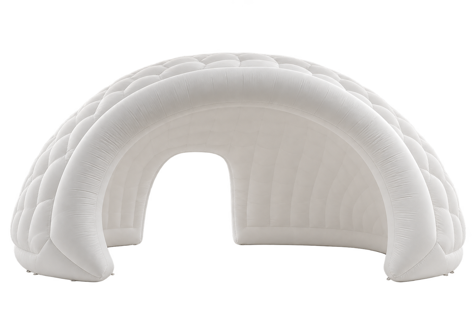Stand gonflable blanc