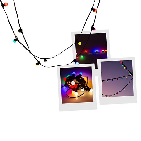 Guirlande guinguette multi couleur