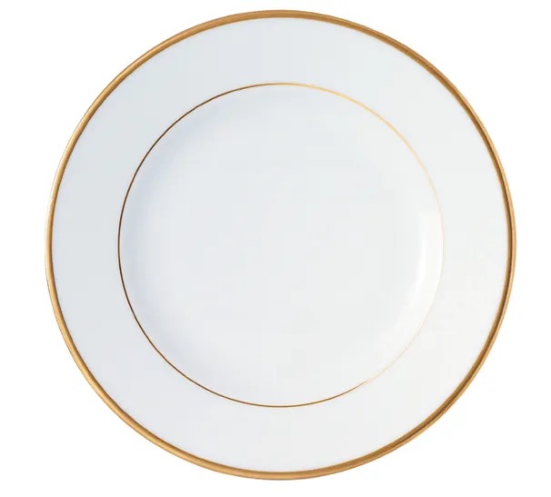 Assiette Roma filet Or